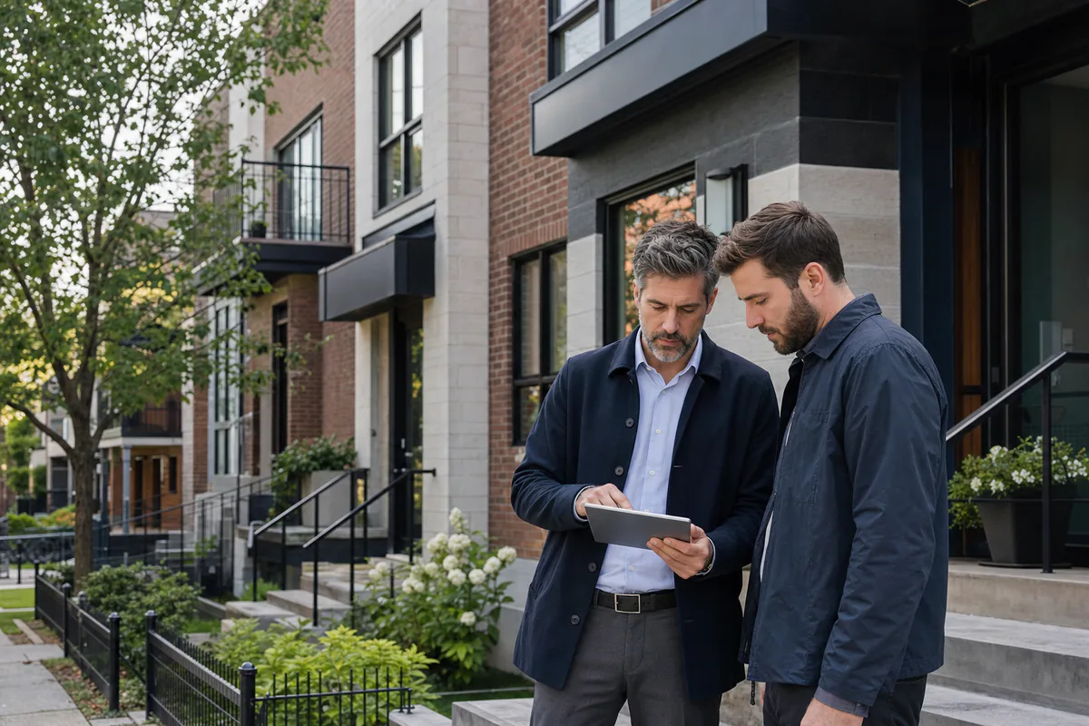 Immeuble locatif en journée